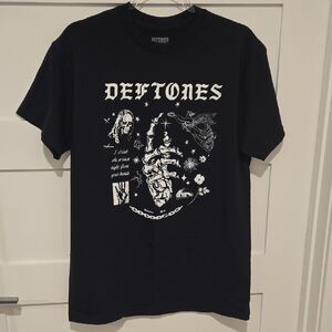 Deftones Black Graphic T-Shirt